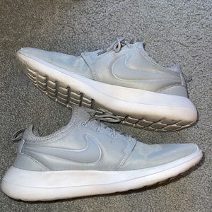 Silver Nike Roshes